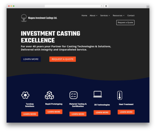 Et shortcodes WordPress plugin - niagarainvestmentcastings.com