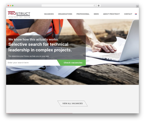 Prostruct WP theme - prostruct.nl