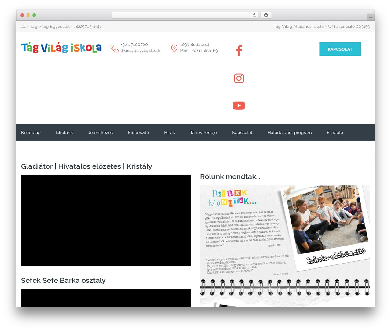 School Time theme WordPress - tagvilagiskola.hu School Time theme WordPress - tagvilagiskola.hu