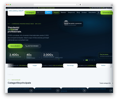 Theme WordPress Bricks - uniclean.ro