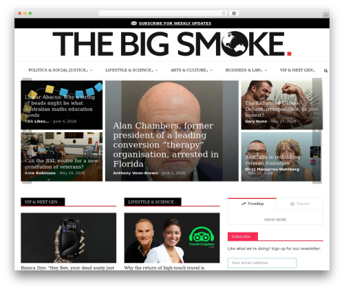 Theme WordPress MagPlus - thebigsmoke.com.au