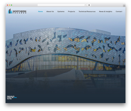 WordPress theme Creativo Theme - northernfacades.com