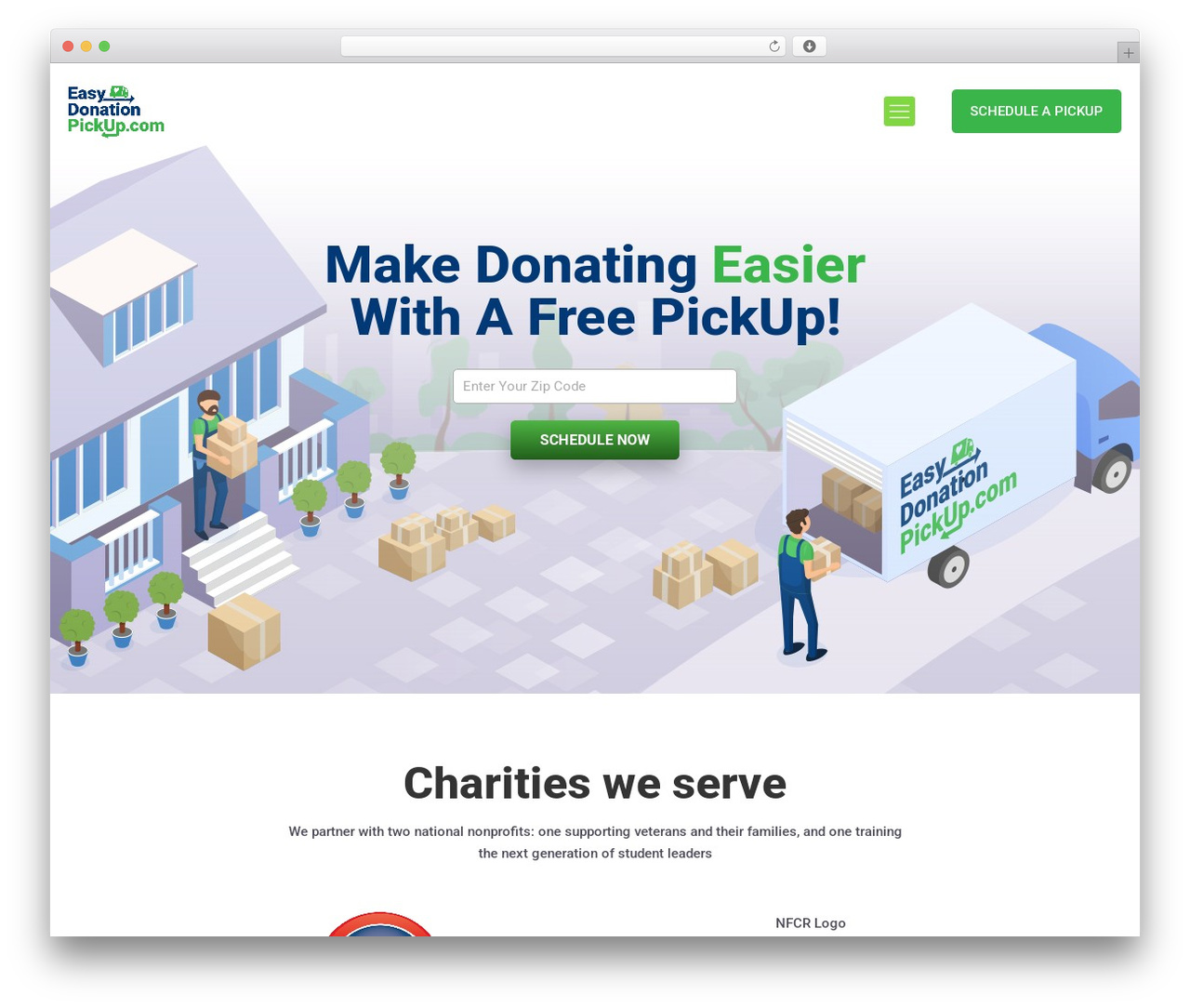 WordPress theme Betheme - easydonationpickup.com