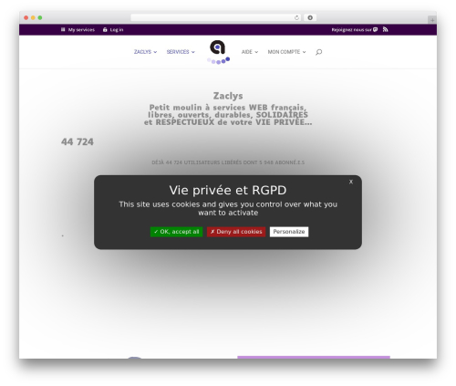WP tarteaucitron.js Self Hosted (wp-tarteaucitron-js-self-hosted) free WordPress plugin - zaclys.com WP tarteaucitron.js Self Hosted (wp-tarteaucitron-js-self-hosted) free WordPress plugin - zaclys.com