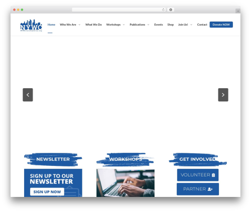 WordPress theme Donatics - nywriterscoalition.org