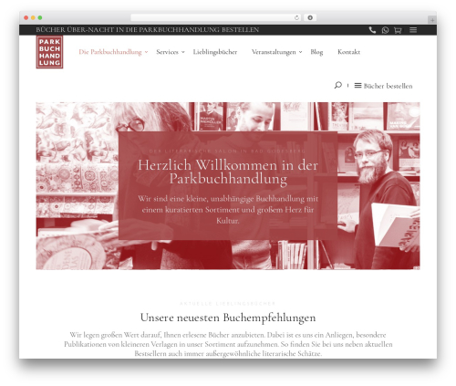 ChapterOne premium WordPress theme - parkbuchhandlung.de
