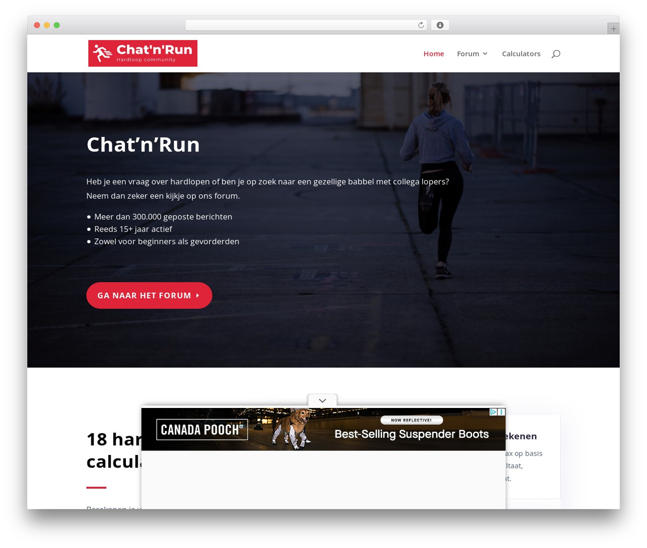 ChatnRun WordPress theme - chatnrun.nl