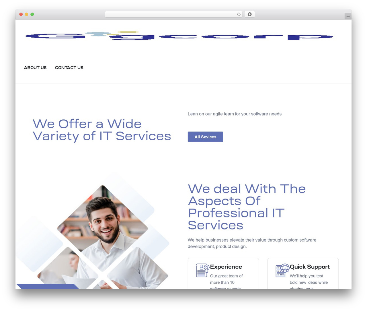 Editech WordPress theme - gigcorplimited.com