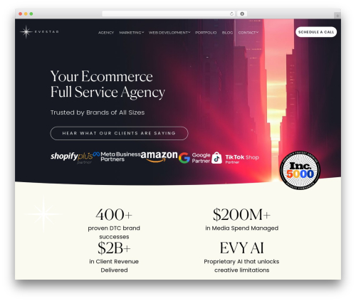 Evestar WP theme - evestar.com