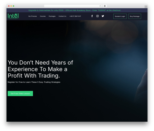 Learn WordPress theme - intel-academy.com Learn WordPress theme - intel-academy.com