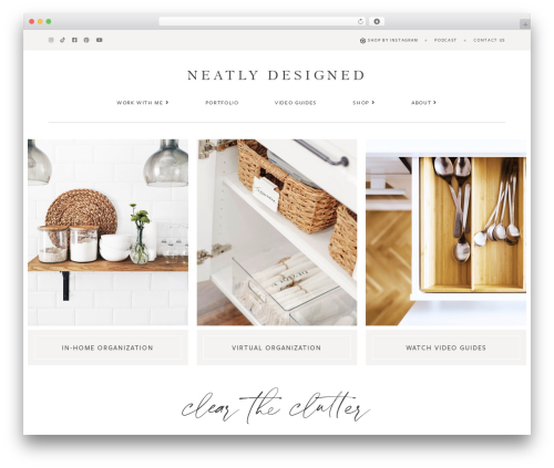 Neatly Designed theme WordPress - neatlydesigned.com
