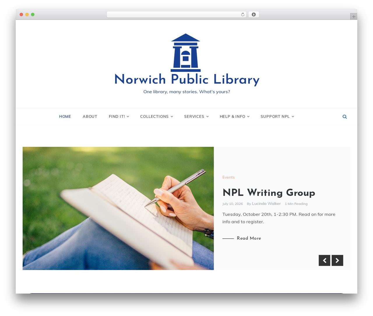 Prefer WordPress theme - norwichlibrary.org Prefer WordPress theme - norwichlibrary.org