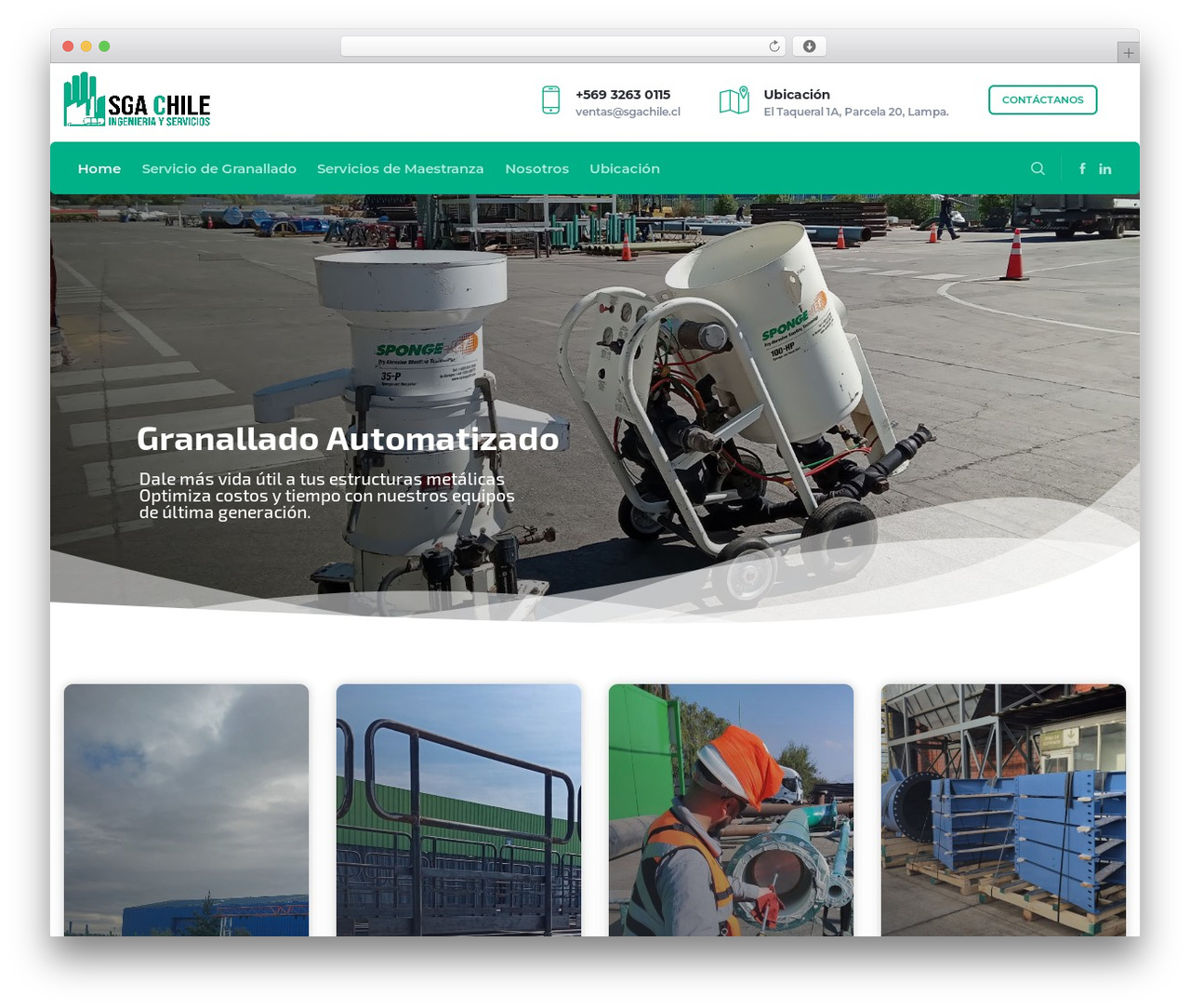 Scape WordPress theme - sgachile.cl