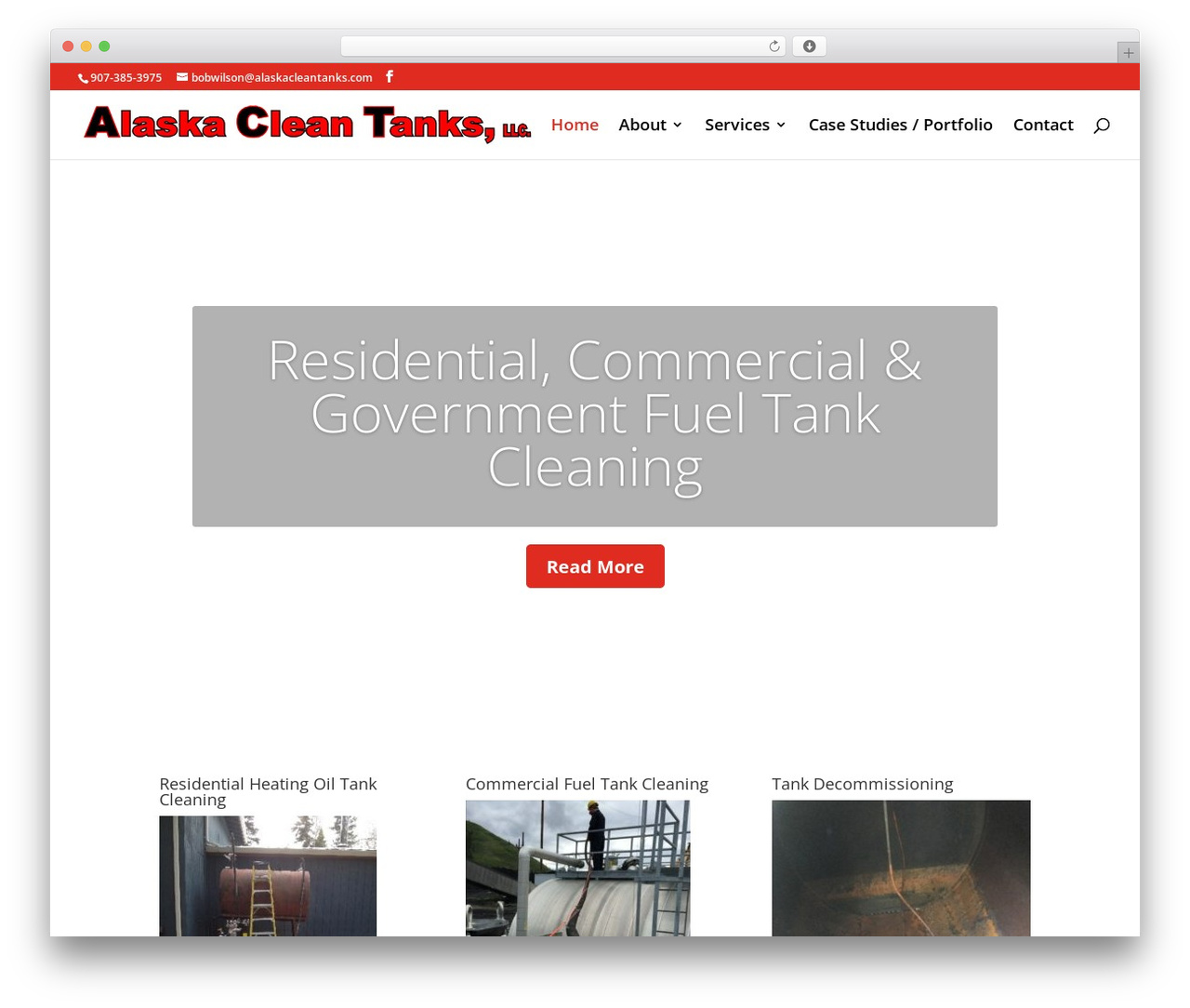 Theme WordPress Alaska Clean Tanks - alaskacleantanks.com