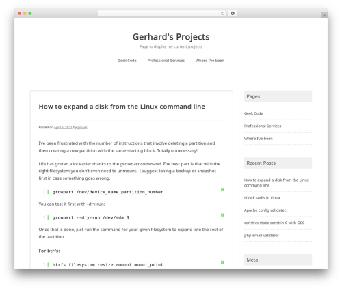 Theme WordPress Noto Simple - news.innerfire.net