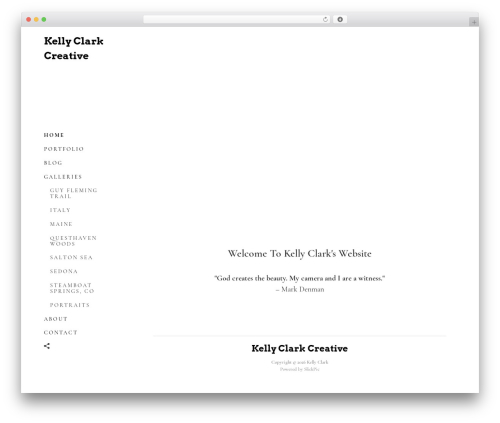WordPress theme Flatbase - kellyclarkcreative.com