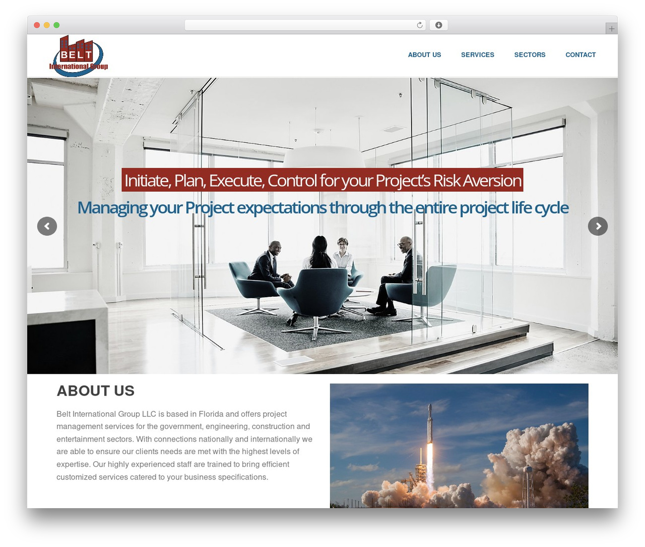WordPress theme Jupiter - belt-intl.com
