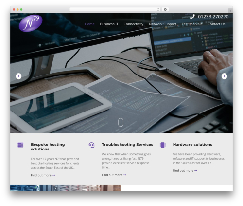 WT1 WordPress theme design - n79.net