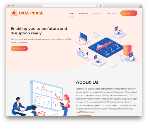 Data Phase WordPress theme - dataphase.com