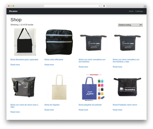 dicatex WordPress theme design - dicatex.es