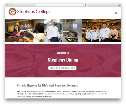 Divi restro menu WordPress plugin - stephensdining.com