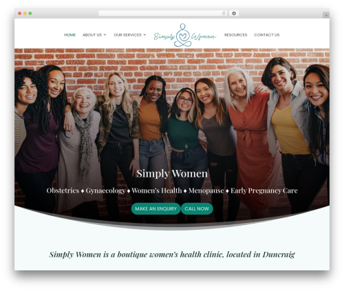 Divi WordPress theme - simplywomen.com.au