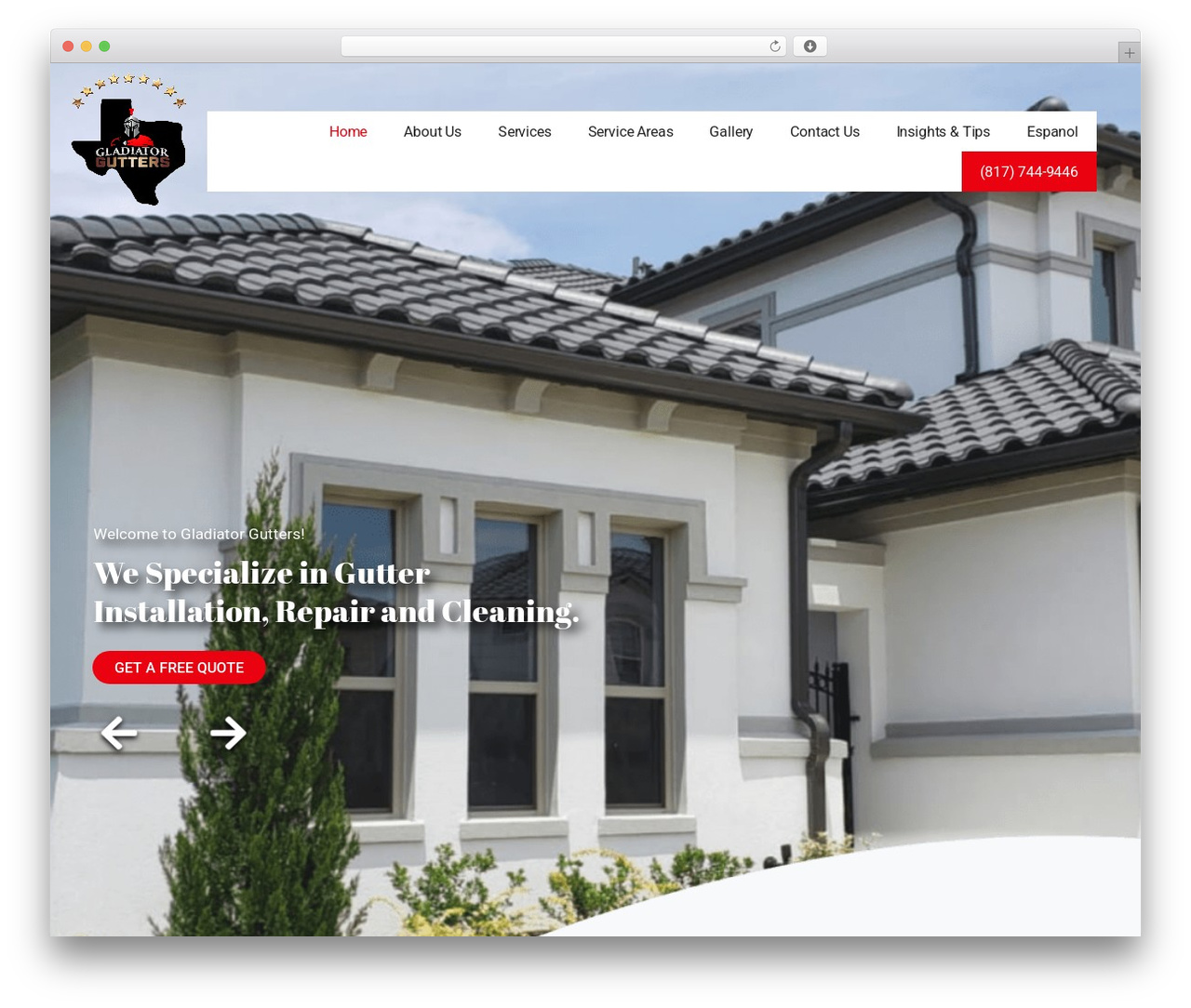 Gladiator Gutters WordPress theme - gladiatorgutters.com Gladiator Gutters WordPress theme - gladiatorgutters.com
