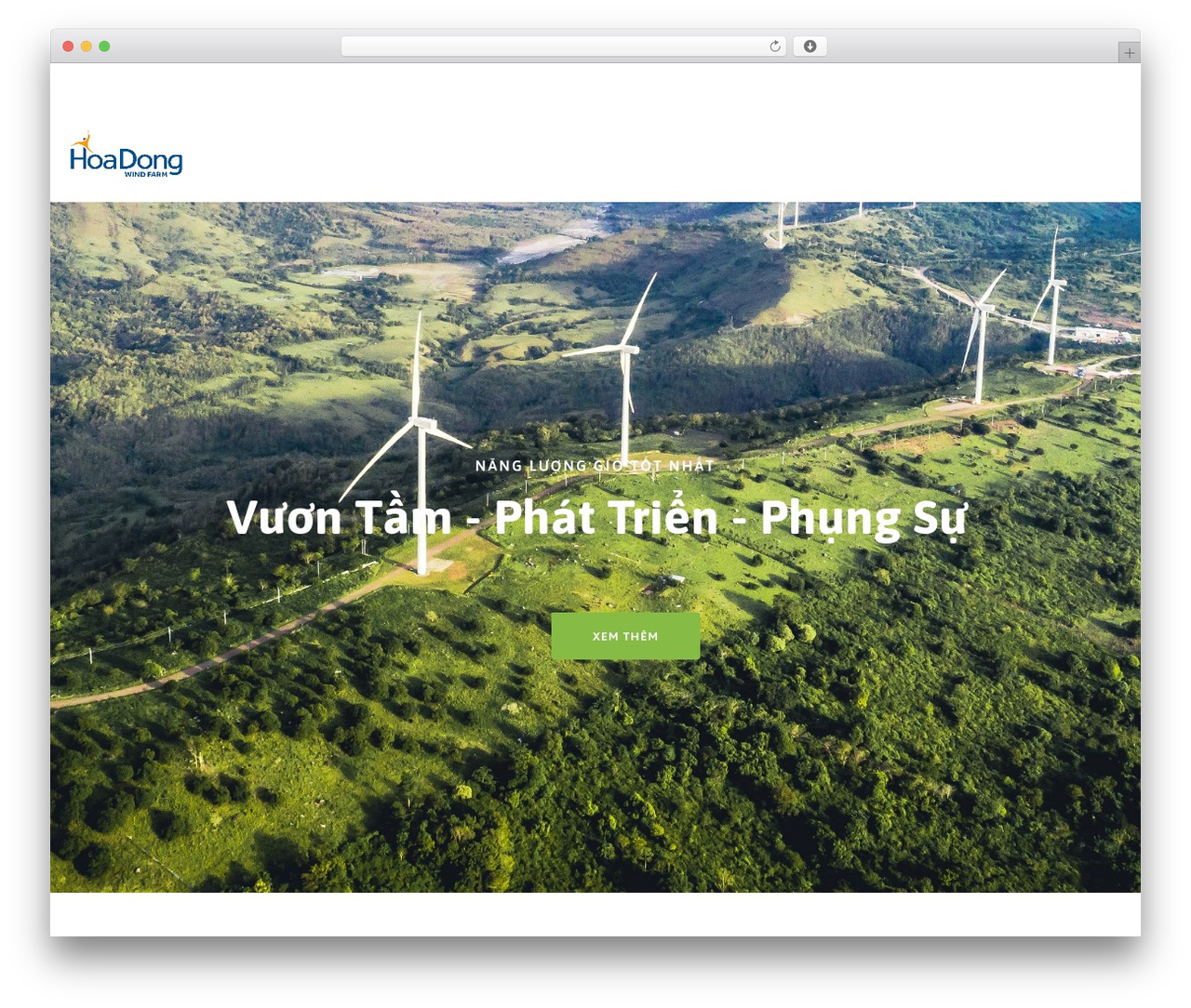 Greenly WordPress theme - diengiohoadong.com