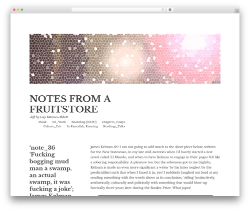 Gutenberg core WordPress plugin - notesfromafruitstore.net