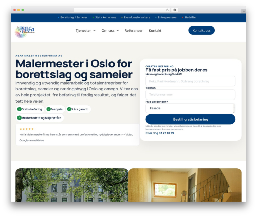 Formcraft3 3.8.12 WordPress plugin - alfa-malermester.no