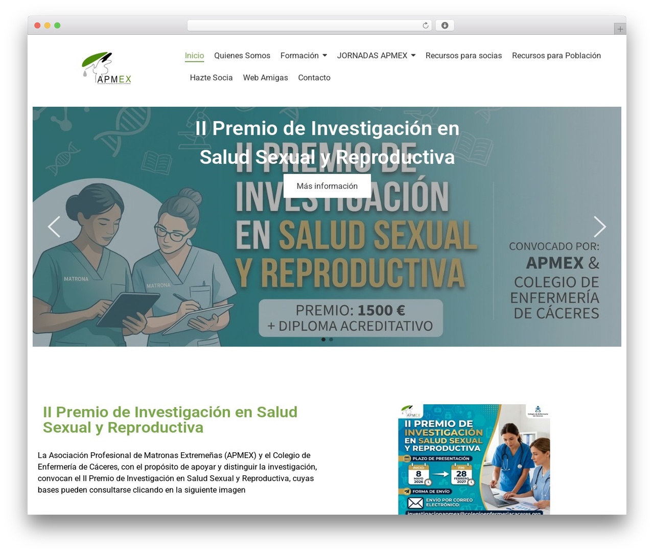 Hello Elementor WordPress theme - matronasextremadura.org