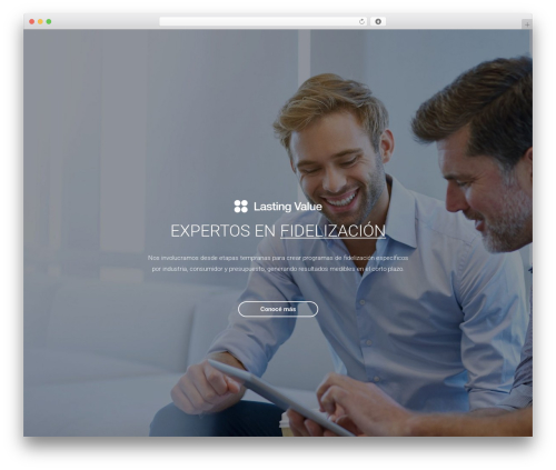 Lasting Value WordPress theme design - lastingvalue.com.ar