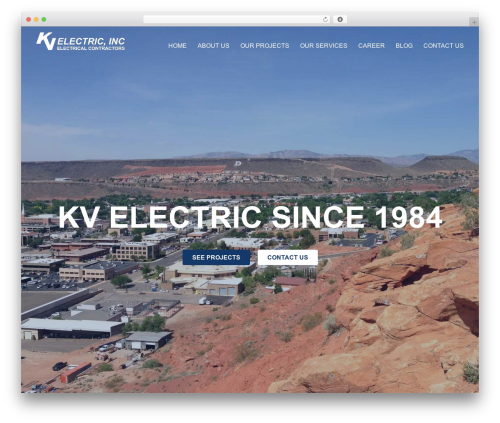 Light Theme WordPress theme - kvelectric.com