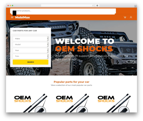 Mobimax WordPress theme - oemshocks.com