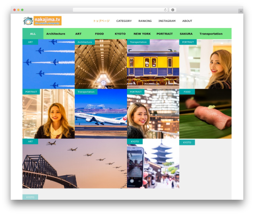 NUMERO WordPress theme - nakajima.tv