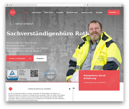Elementor theme core WordPress plugin - sachverstaendigenbuero-roth.com