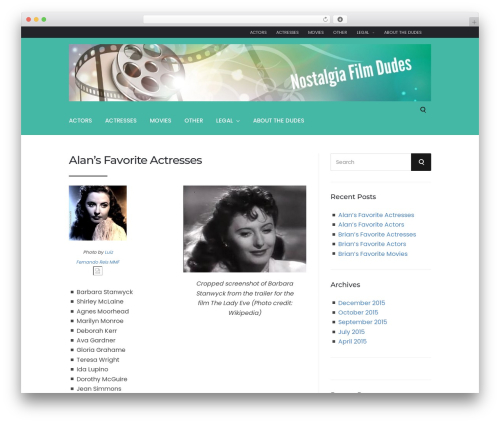 Speaker Theme WordPress theme - nostalgiafilmdudes.com