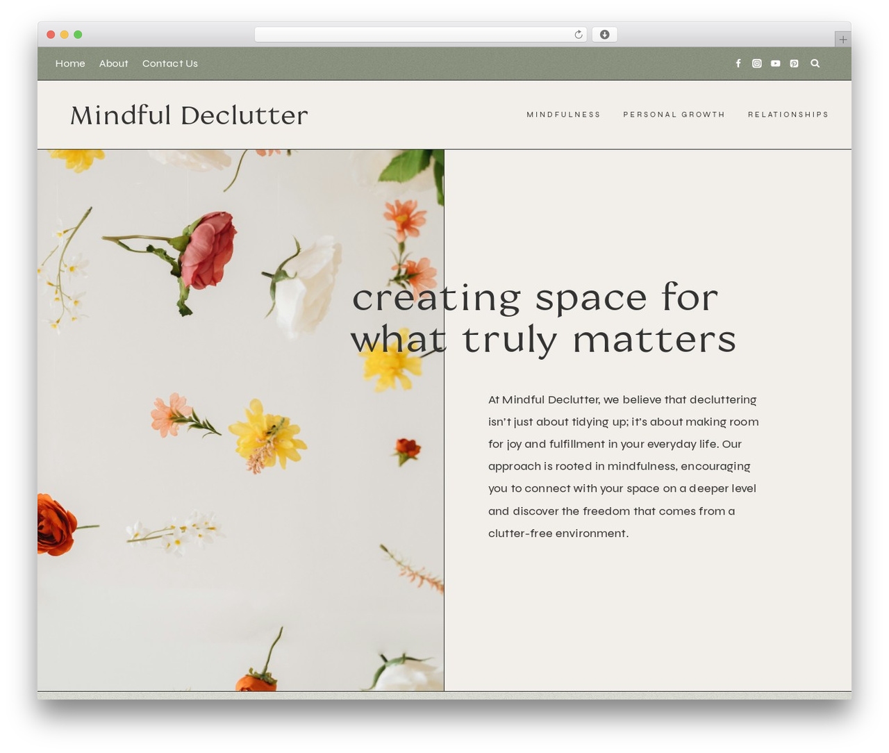 Studio WordPress theme design - mindfuldeclutter.com Studio WordPress theme design - mindfuldeclutter.com