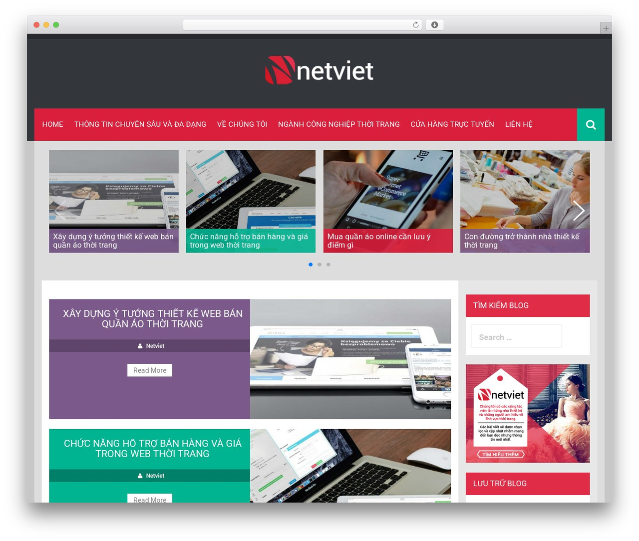Synapse WP theme - thoitrangnetviet.com