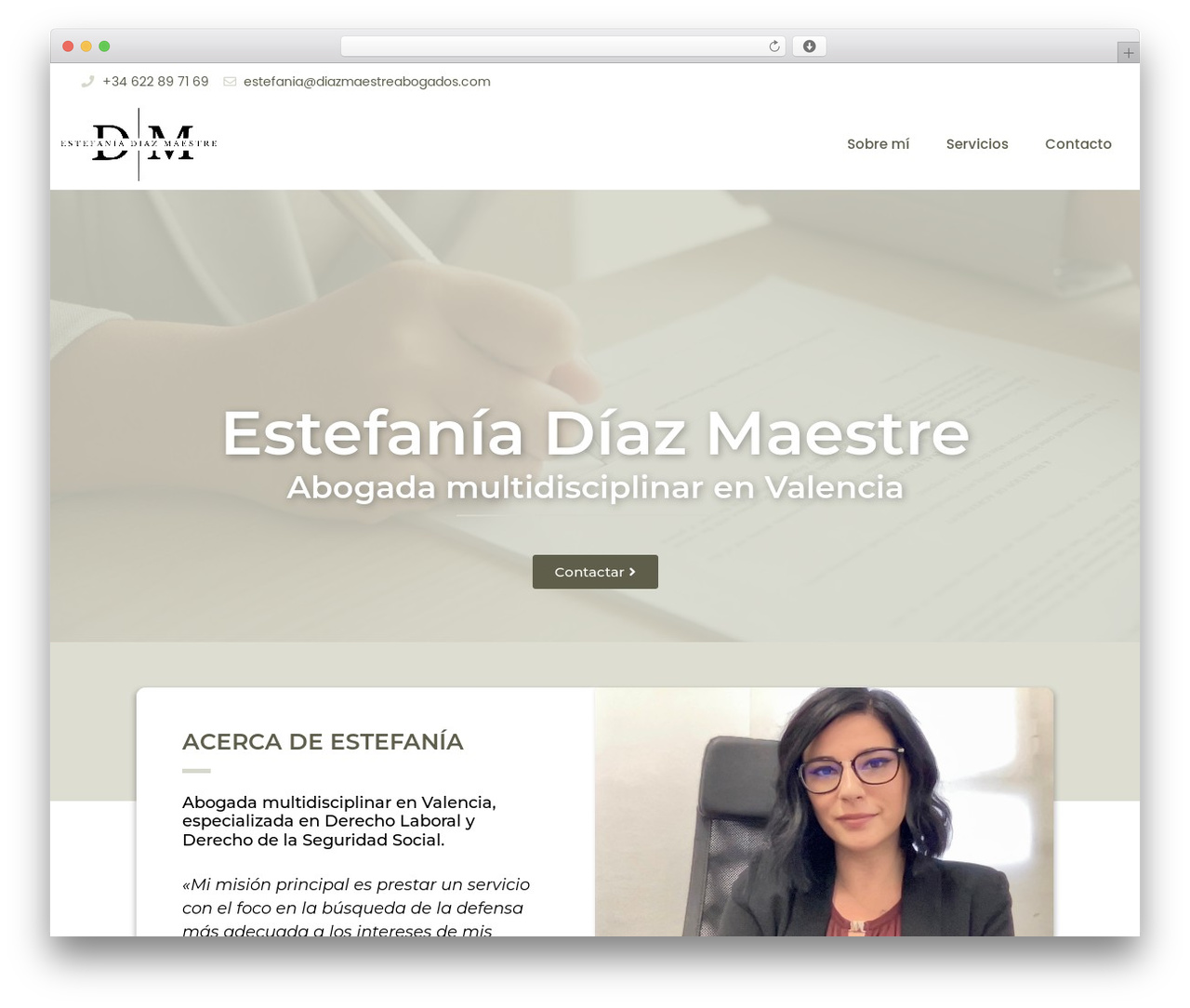 Theme WordPress Hello Elementor - diazmaestreabogados.com