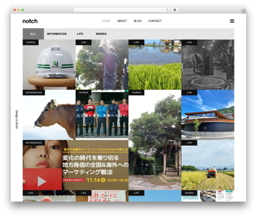 Theme WordPress NUMERO - notch-design.biz