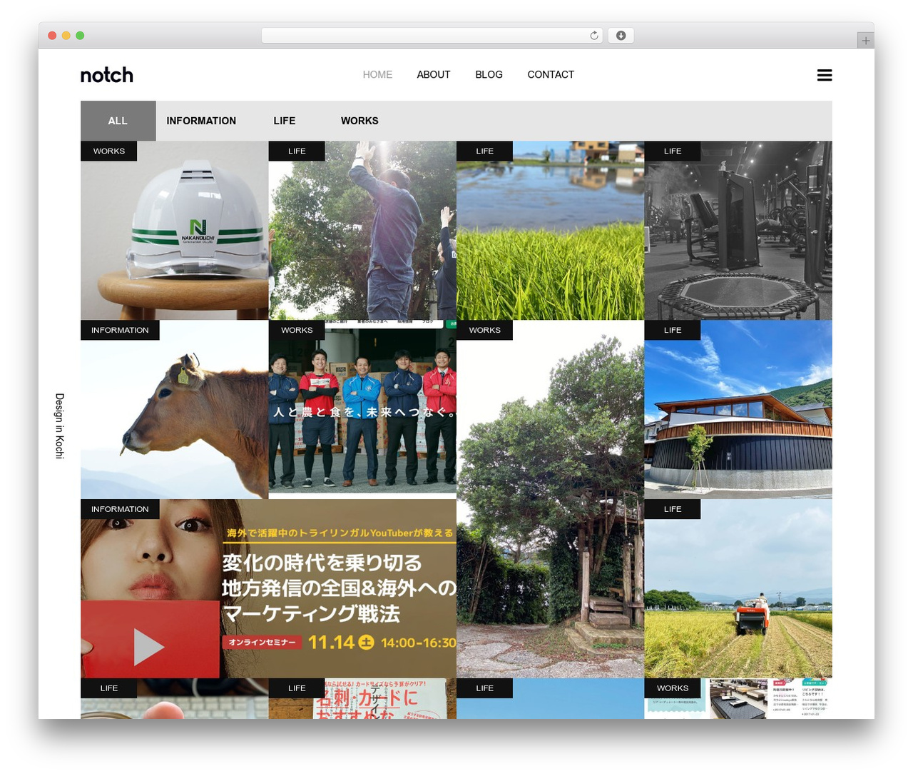 Theme WordPress NUMERO - notch-design.biz