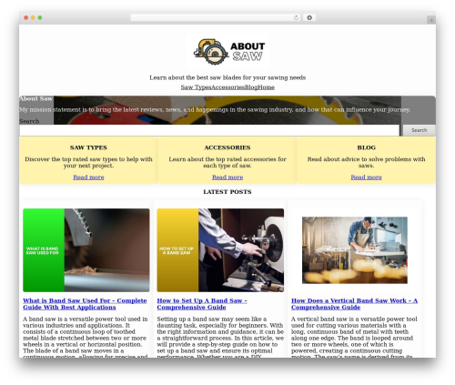 WordPress theme Popcorn2 - aboutsaw.com