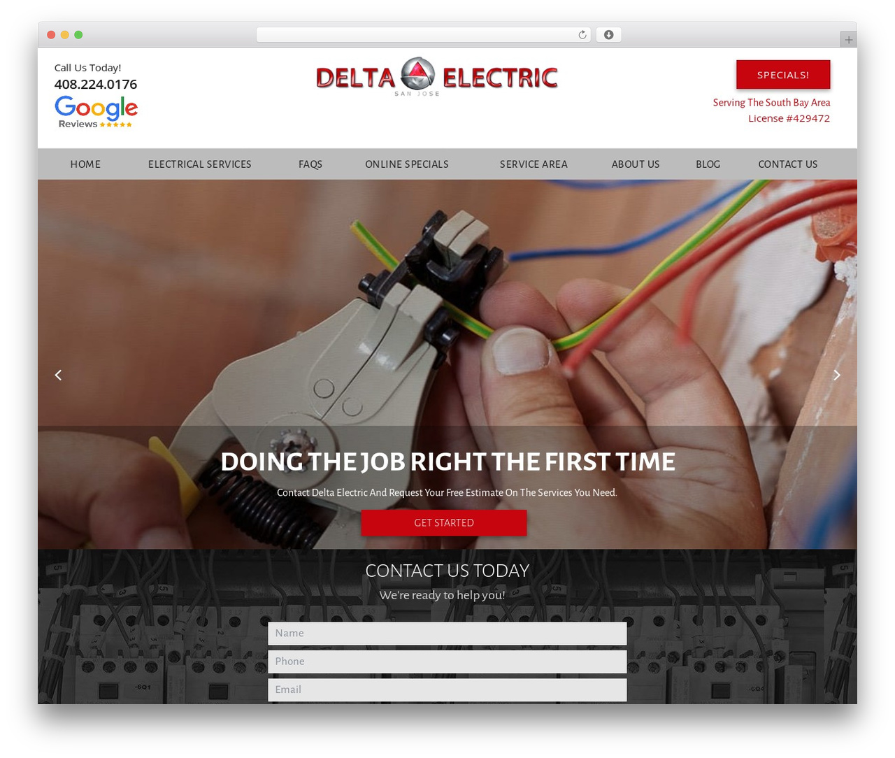 WordPress theme RL Theme - deltaelectric.net