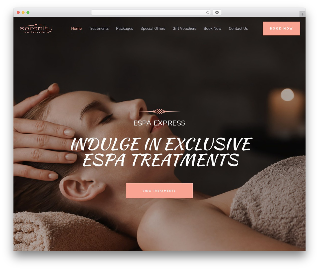 Ave theme WordPress - serenitywellnessspa.co.uk