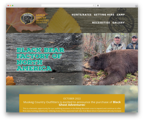 Divi WordPress theme - muskegcountryoutfitters.com