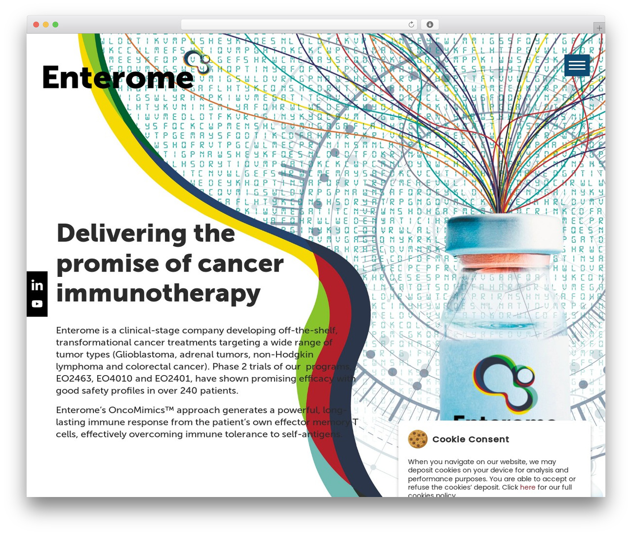 Enterome theme WordPress - enterome.com Enterome theme WordPress - enterome.com