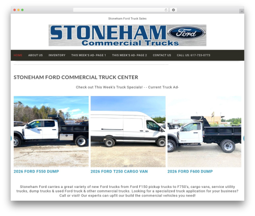 Multicommerce Pro WordPress theme design - stonehamfordtruck.com