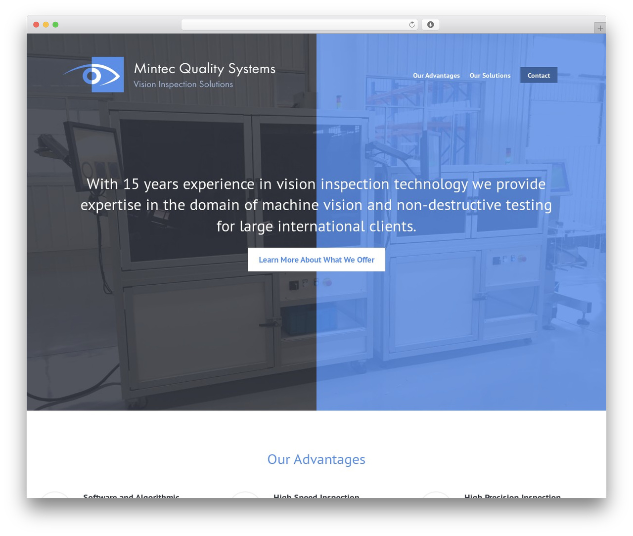 PROJECT WordPress theme - mintec.vision