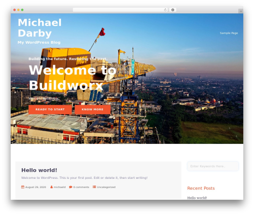 Theme WordPress Bilder - michaeldarby.net
